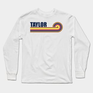 Taylor Arizona horizontal sunset Long Sleeve T-Shirt